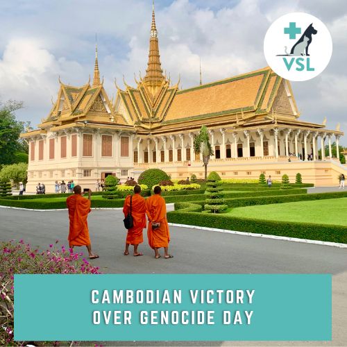 🇰🇭 Cambodian Victory Over Genocide Day  Today marks the 44th anniversary of Cambodia’s Victory Day, Thngay Pram-Pi Mak-Ka-Ra.  We at VSL stand together with our Cambodian friends and remember their loss of relatives, friends, and associates who died under the Khmer Rouge. 🙏  Together, we can create a positive future. May history serve as a lesson and never repeat itself. 🪷  #VictoryDay #Cambodia #ThngayPramPiMakKaRa