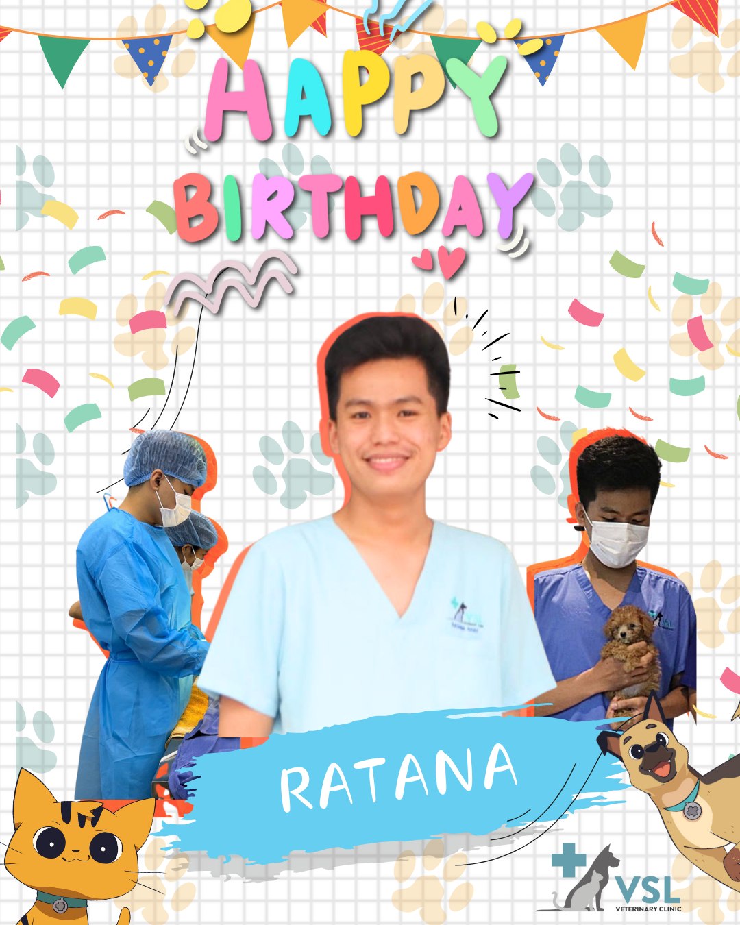 Wishing a very happy birthday to our amazing clinic super visor and future veterinarian! 🐾✨
Thank you for all the care, kindness, and skill you bring to the team!~~~~~~🎉 សូមជូនពរថ្ងៃកំណើតដ៏រីករាយជូនដល់អ្នកគ្រប់គ្រងគ្លីនិកដ៏អស្ចារ្យរបស់យើង និងវេជ្ជបណ្ឌិតសត្វនាពេលអនាគត! 🐾✨សូមអរគុណចំពោះការថែទាំ ភាពមេត្តាករុណា និងជំនាញវិជ្ជាជីវៈទាំងអស់ ដែលអ្នកបាននាំមកជូនក្រុមការងាររបស់យើង!