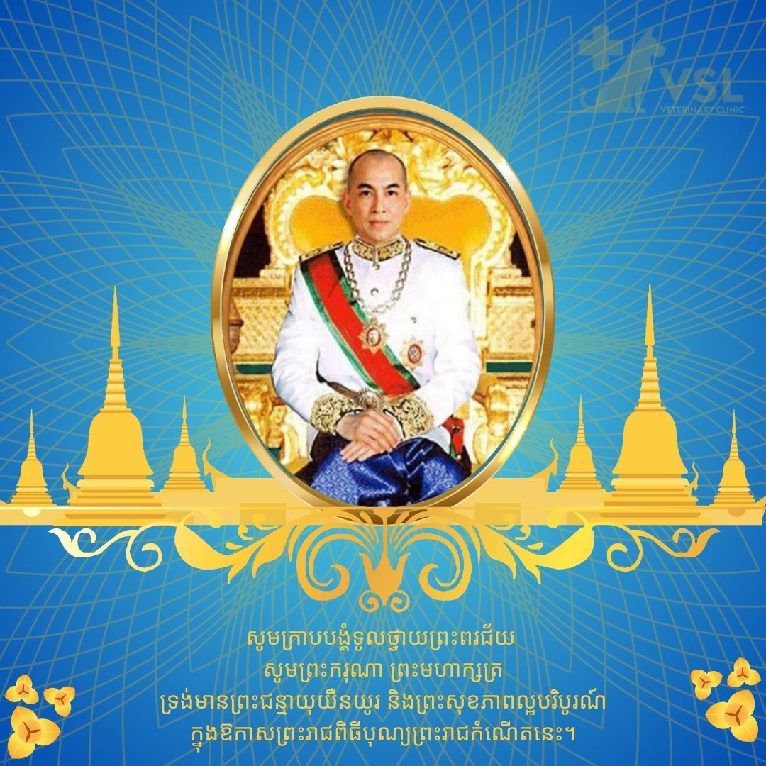 Warmest birthday wishes to His Majesty King Norodom Sihamoni on this special occasion of May 14. 🇰🇭~~~~~សូមក្រាបបង្គំទូលថ្វាយព្រះពរជ័យដ៏ស្មោះស្ម័គ្របំផុត ជូនចំពោះ ព្រះករុណា ព្រះបាទសម្ដេចព្រះបរមនាថ នរោត្តម សីហមុនី ក្នុងឱកាសដ៏មហានក្ខត្តឫក្ស នៃថ្ងៃទី១៤ ខែឧសភា 🇰🇭